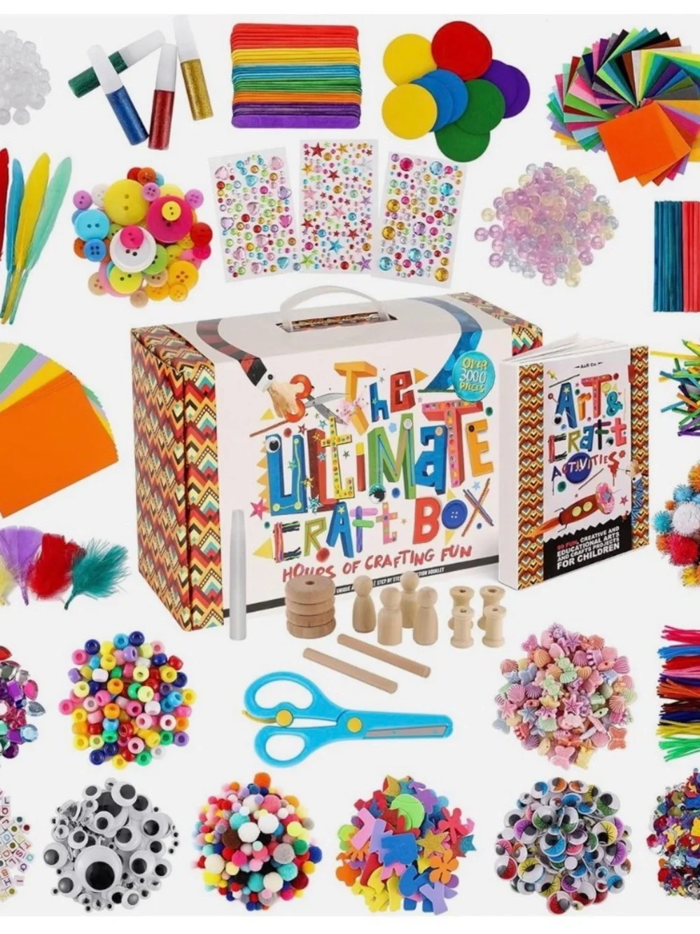 The Ultimate Craft Box - Colorful Kids Craft Kit